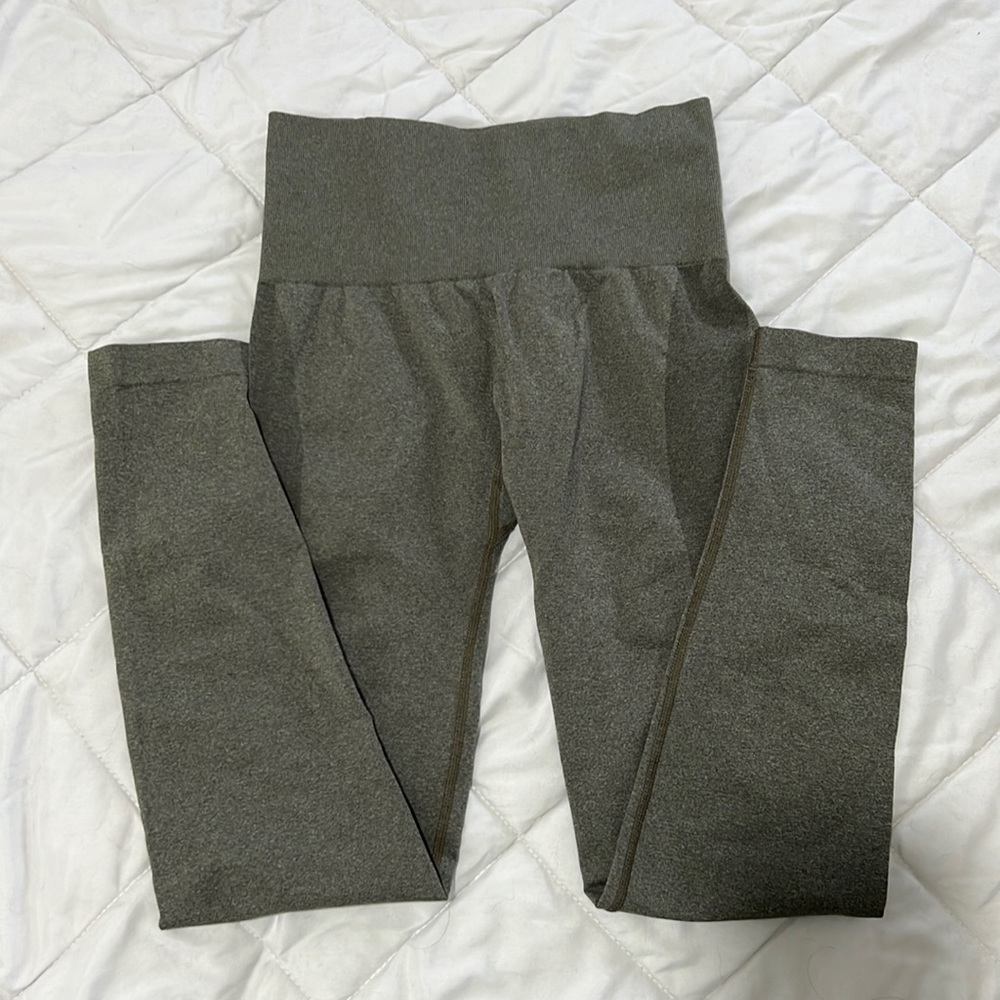 NVGTN Khaki green contour leggings